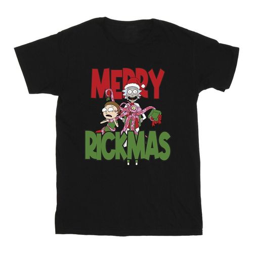 T-shirts a maniche lunghe Merry Rickmas - Rick And Morty - Modalova