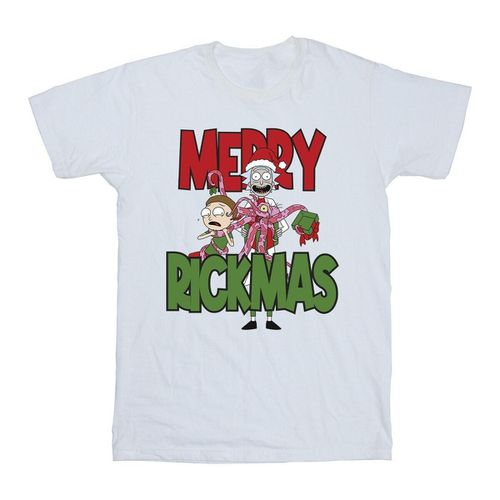 T-shirts a maniche lunghe Merry Rickmas - Rick And Morty - Modalova