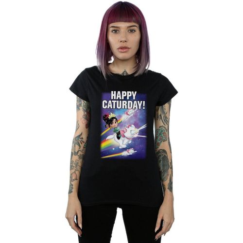 T-shirts a maniche lunghe Wreck It Ralph Happy Caturday - Disney - Modalova