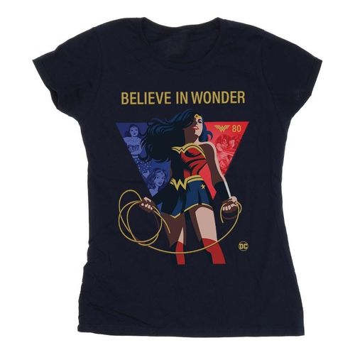 T-shirts a maniche lunghe 80th Anniversary Believe In Wonder - Dc Comics - Modalova