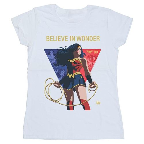 T-shirts a maniche lunghe 80th Anniversary Believe In Wonder - Dc Comics - Modalova