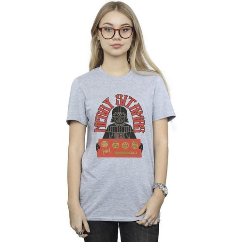 T-shirts a maniche lunghe Episode IV: A New Hope Merry Sithmas - Disney - Modalova