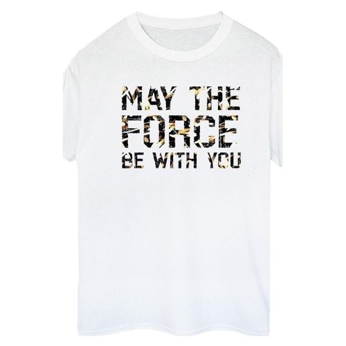 T-shirts a maniche lunghe May The Force - Disney - Modalova