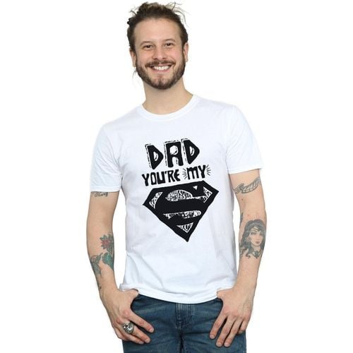 T-shirts a maniche lunghe Super Dad - Dc Comics - Modalova