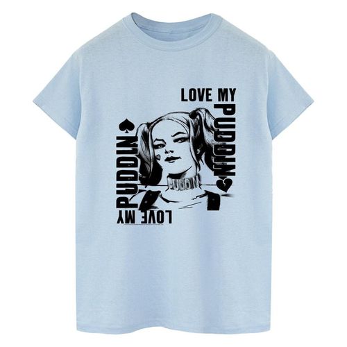 T-shirts a maniche lunghe Suicide Squad Love Puddin - Dc Comics - Modalova