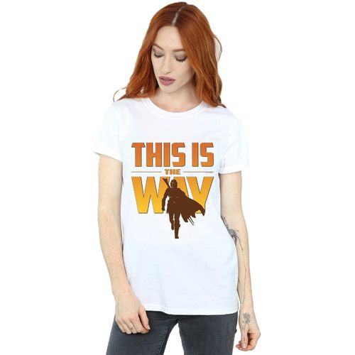 T-shirts a maniche lunghe The Mandalorian This Is The Way - Disney - Modalova