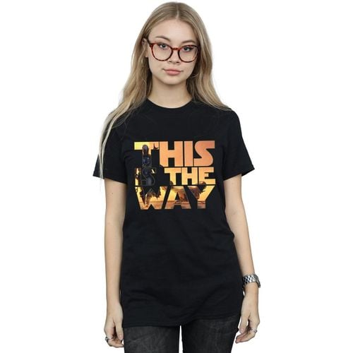 T-shirts a maniche lunghe The Mandalorian The Way - Disney - Modalova