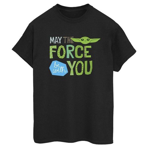 T-shirts a maniche lunghe The Mandalorian May The Force Be With You - Disney - Modalova