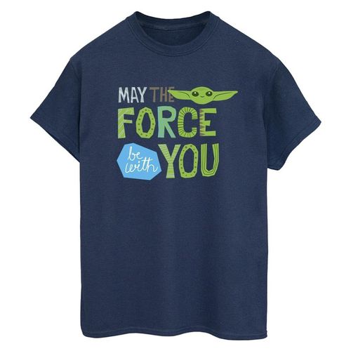 T-shirts a maniche lunghe The Mandalorian May The Force Be With You - Disney - Modalova