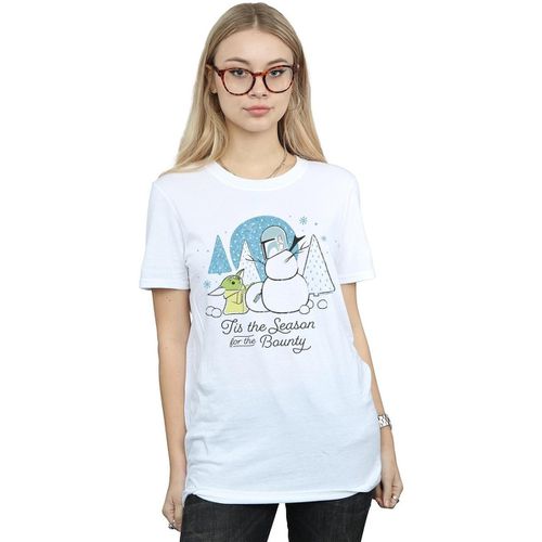 T-shirts a maniche lunghe The Mandalorian Tis The Season - Disney - Modalova