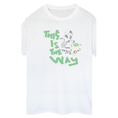 T-shirts a maniche lunghe The Mandalorian This Is The Way - Disney - Modalova