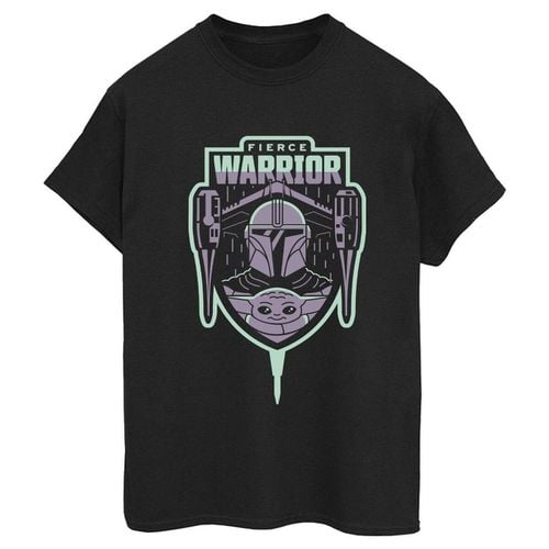 T-shirts a maniche lunghe The Mandalorian Fierce Warrior - Disney - Modalova