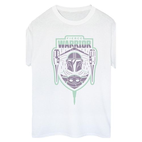 T-shirts a maniche lunghe The Mandalorian Fierce Warrior - Disney - Modalova