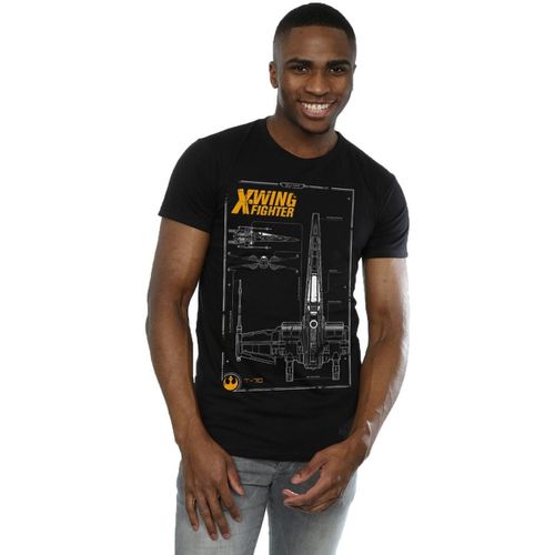 T-shirts a maniche lunghe Force Awakens X-Wing - Disney - Modalova