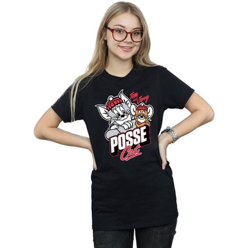 T-shirts a maniche lunghe Posse Cat - Dessins Animés - Modalova