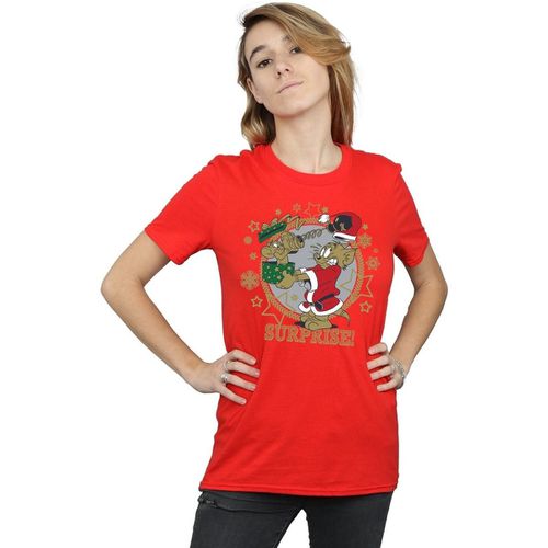 T-shirts a maniche lunghe Christmas Surprise - Dessins Animés - Modalova