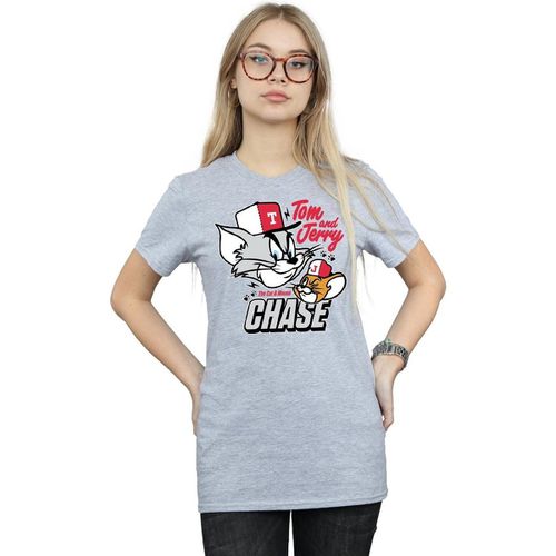 T-shirts a maniche lunghe Cat Mouse Chase - Dessins Animés - Modalova