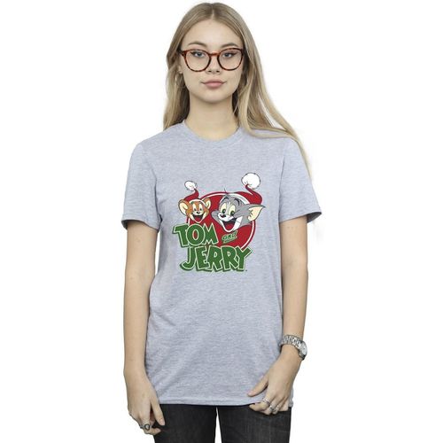 T-shirts a maniche lunghe Christmas Hat Logo - Dessins Animés - Modalova