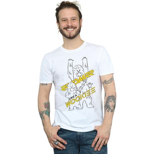 T-shirts a maniche lunghe Roar Like A Wookiee - Disney - Modalova