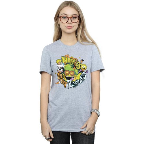 T-shirts a maniche lunghe Teen Titans Go Waffle Mania - Dc Comics - Modalova