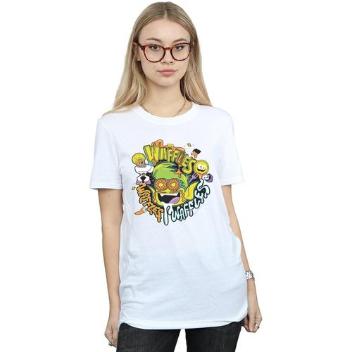 T-shirts a maniche lunghe Teen Titans Go Waffle Mania - Dc Comics - Modalova