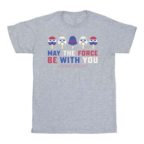 T-shirts a maniche lunghe May The Force Ice Pops - Star Wars: A New Hope - Modalova