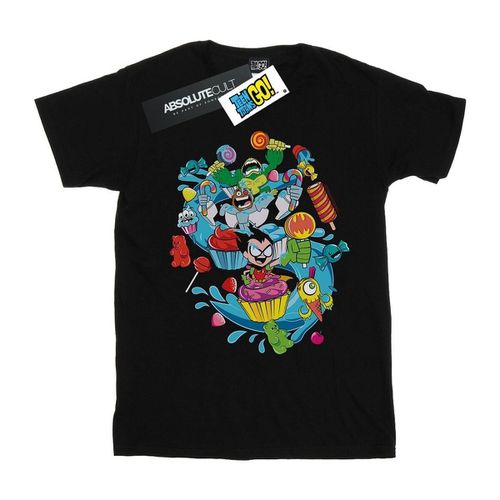 T-shirts a maniche lunghe Teen Titans Go Candy Mania - Dc Comics - Modalova