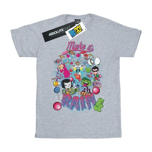 T-shirts a maniche lunghe Teen Titans Go Make It Rain - Dc Comics - Modalova