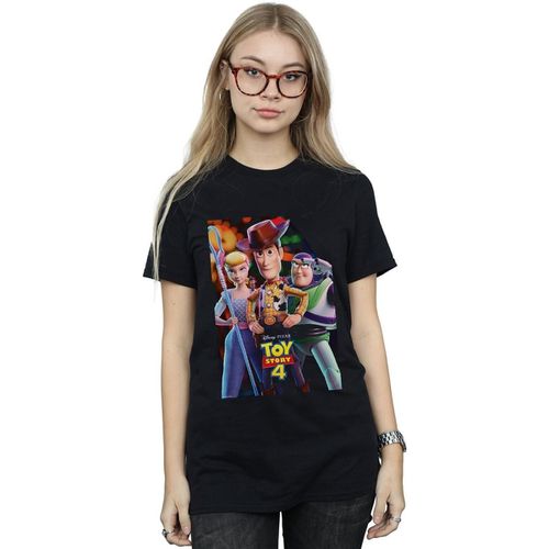 T-shirts a maniche lunghe Toy Story 4 Buzz Woody And Bo Peep Poster - Disney - Modalova