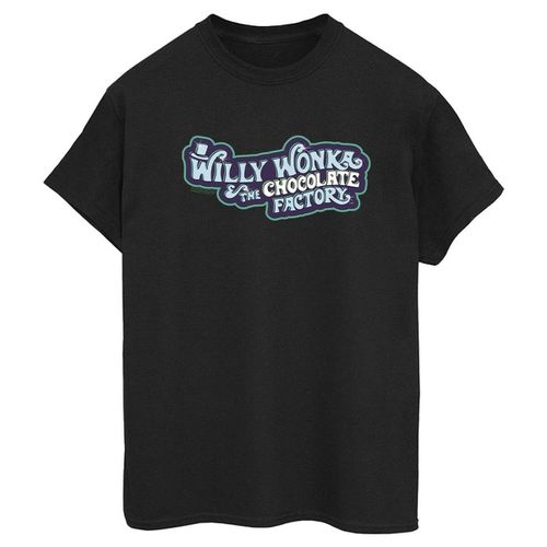 T-shirts a maniche lunghe Chocolate Factory Logo - Willy Wonka - Modalova