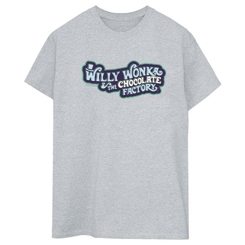 T-shirts a maniche lunghe Chocolate Factory Logo - Willy Wonka - Modalova