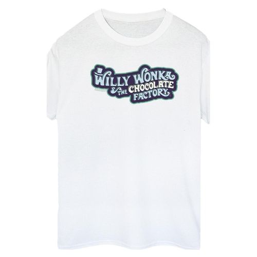 T-shirts a maniche lunghe Chocolate Factory Logo - Willy Wonka - Modalova