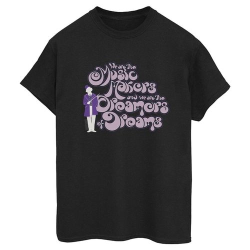 T-shirts a maniche lunghe Dreamers Text - Willy Wonka - Modalova