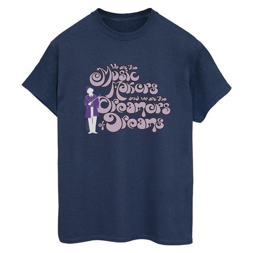 T-shirts a maniche lunghe Dreamers Text - Willy Wonka - Modalova