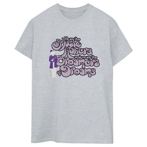 T-shirts a maniche lunghe Dreamers Text - Willy Wonka - Modalova