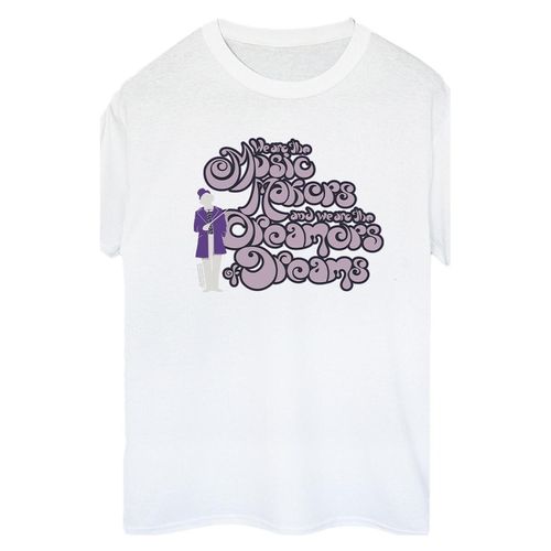 T-shirts a maniche lunghe Dreamers Text - Willy Wonka - Modalova