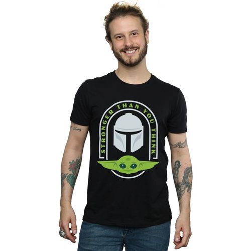 T-shirts a maniche lunghe The Mandalorian Stronger Than You Think - Disney - Modalova