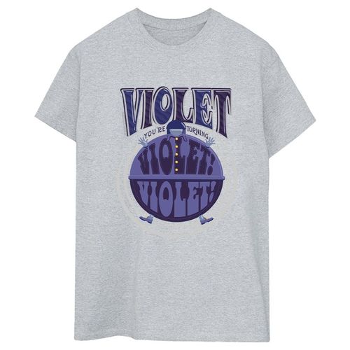 T-shirts a maniche lunghe Violet Turning Violet - Willy Wonka - Modalova