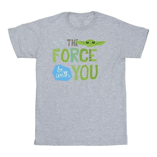 T-shirts a maniche lunghe The Mandalorian May The Force Be With You - Disney - Modalova