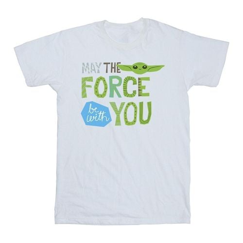 T-shirts a maniche lunghe The Mandalorian May The Force Be With You - Disney - Modalova