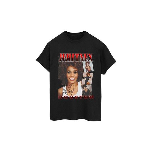 T-shirts a maniche lunghe Face Photos - Whitney Houston - Modalova