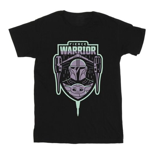 T-shirts a maniche lunghe The Mandalorian Fierce Warrior - Disney - Modalova