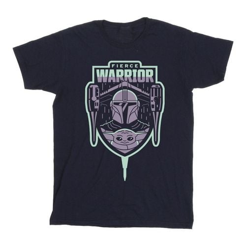 T-shirts a maniche lunghe The Mandalorian Fierce Warrior - Disney - Modalova