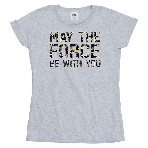 T-shirts a maniche lunghe May The Force - Disney - Modalova