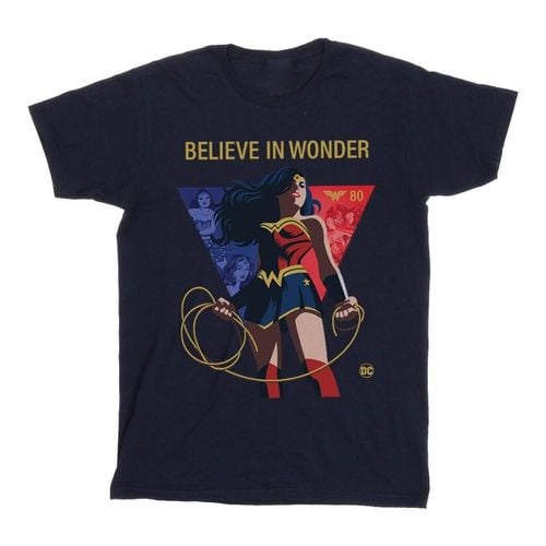 T-shirts a maniche lunghe 80th Anniversary Believe In Wonder - Dc Comics - Modalova