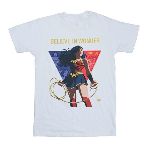 T-shirts a maniche lunghe 80th Anniversary Believe In Wonder - Dc Comics - Modalova