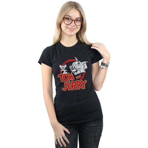 T-shirts a maniche lunghe Distressed Logo - Dessins Animés - Modalova