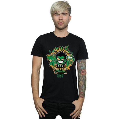 T-shirts a maniche lunghe Teen Titans Go Crazy For Pizza - Dc Comics - Modalova