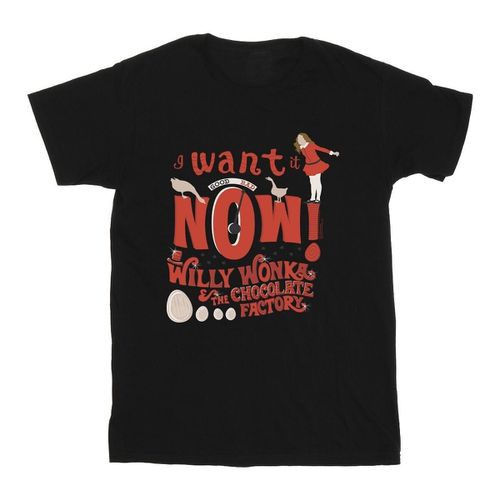 T-shirts a maniche lunghe Verruca Salt I Want It Now - Willy Wonka - Modalova