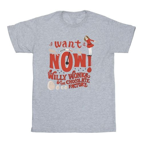 T-shirts a maniche lunghe Verruca Salt I Want It Now - Willy Wonka - Modalova